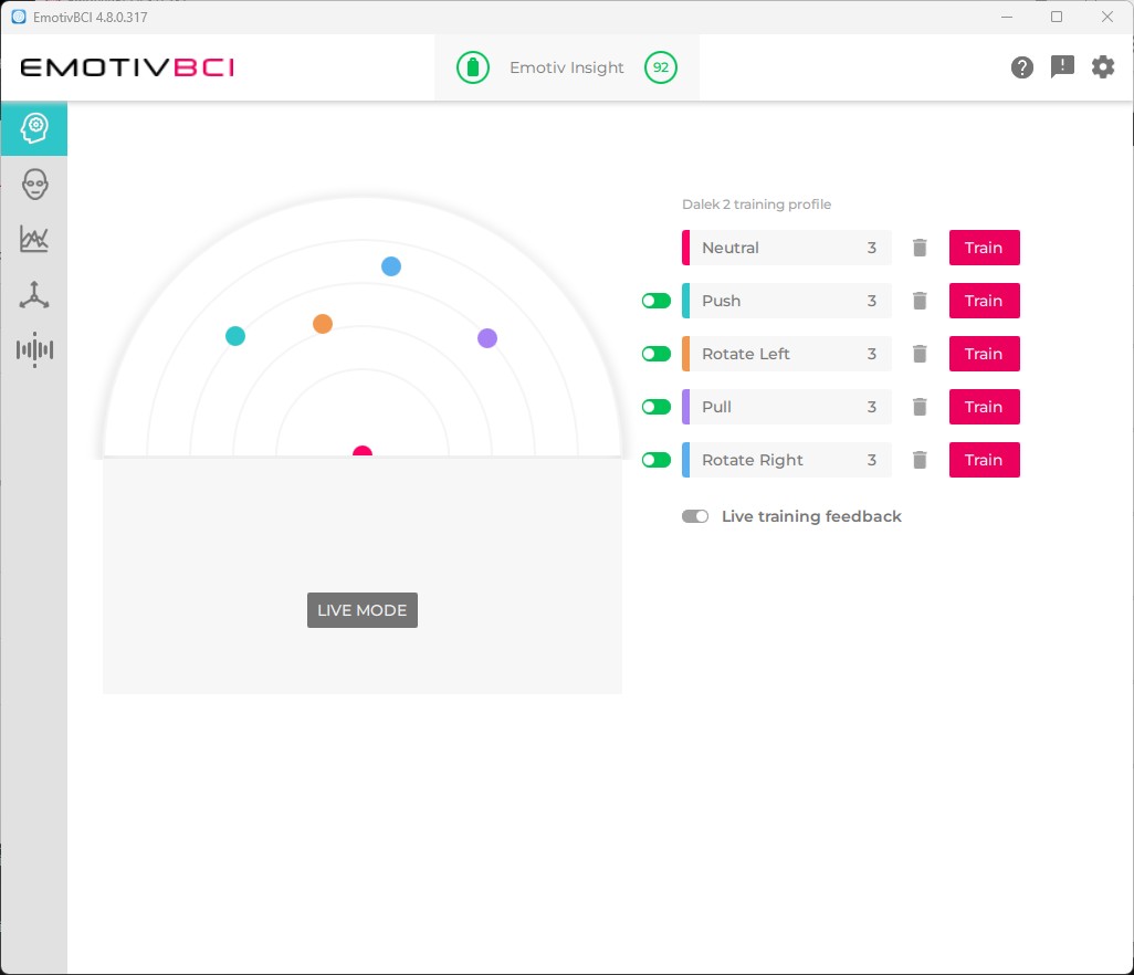 Motor Imagery Task Selection